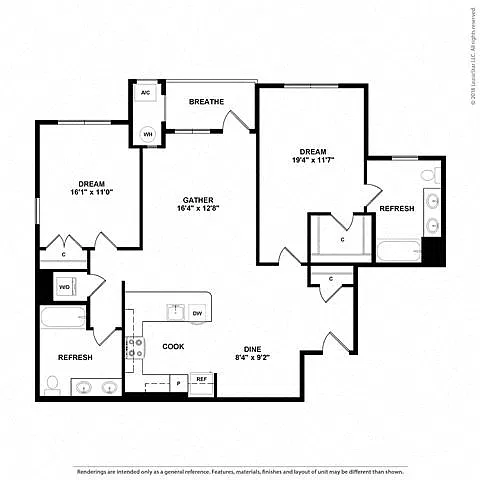 Floor plan 2AC