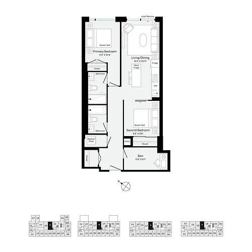 Floor plan Q0621