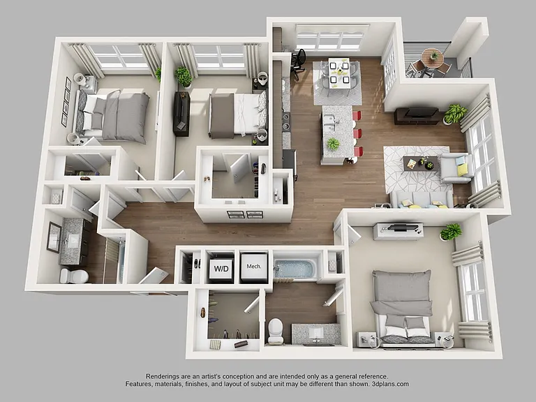 Grand floor plan M Station