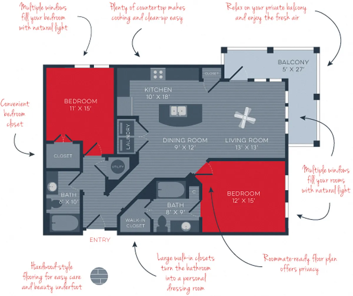 Floor plan Jupiter