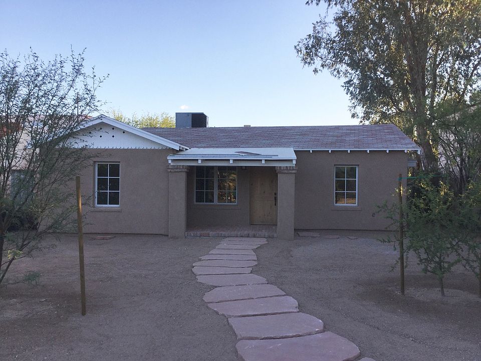 Front view, landscaping in progres