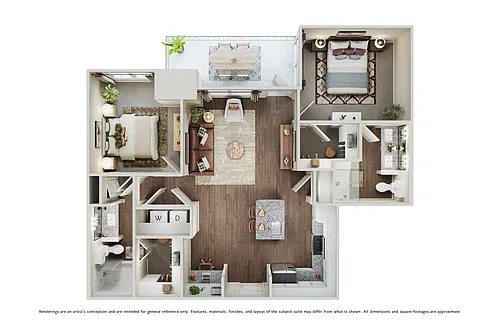 Floor plan Tecovas B3