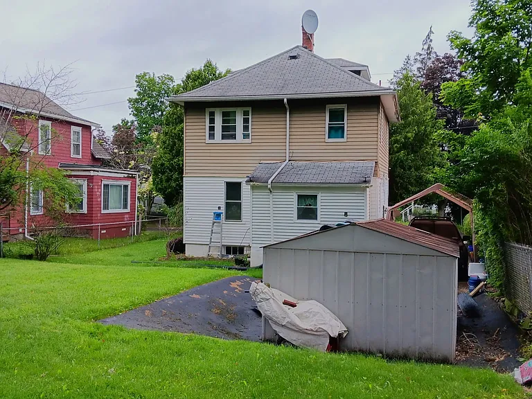 The Backyard space and House