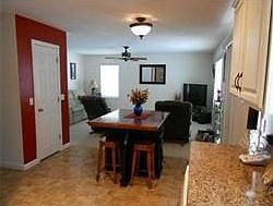 Kitchen open to Family Room