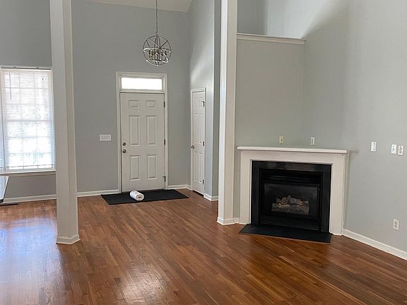 Living space looking toward the front door