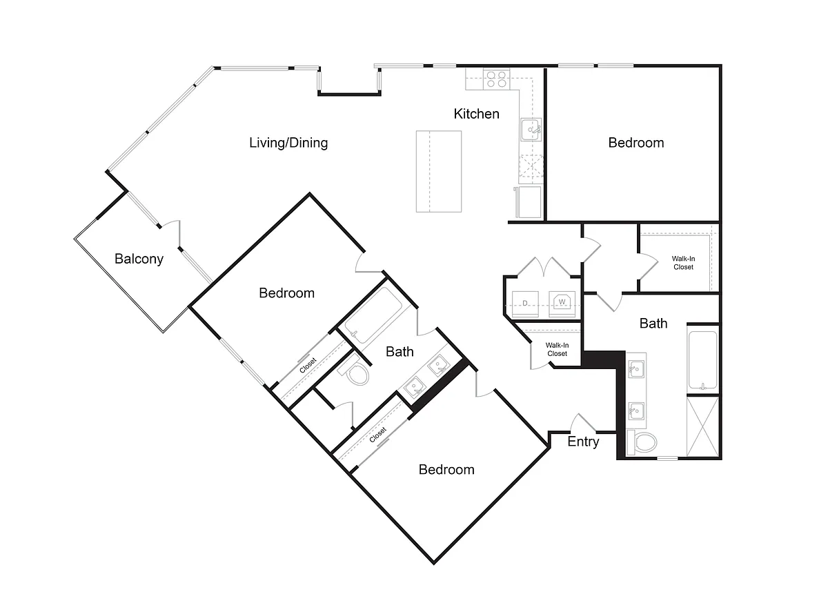 Floor plan 3x2Gc