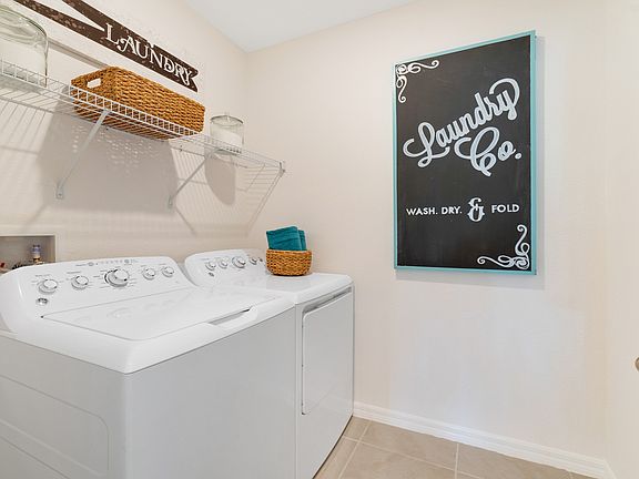 Convenient laundry room