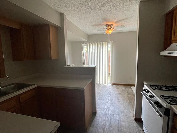 Kitchen & view to dining room.