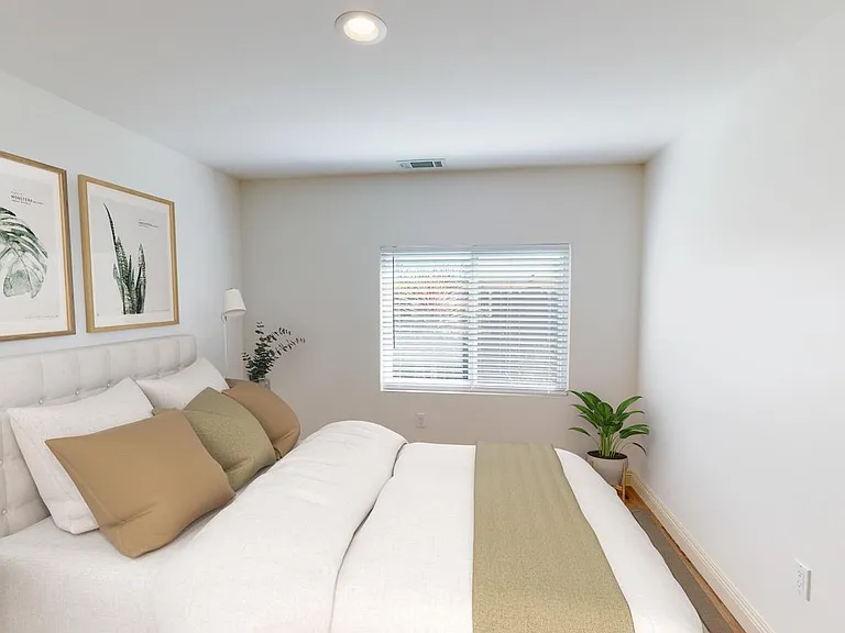 Bedroom 3. This image shows a virtually furnished space. Bedrooms come unfurnished.