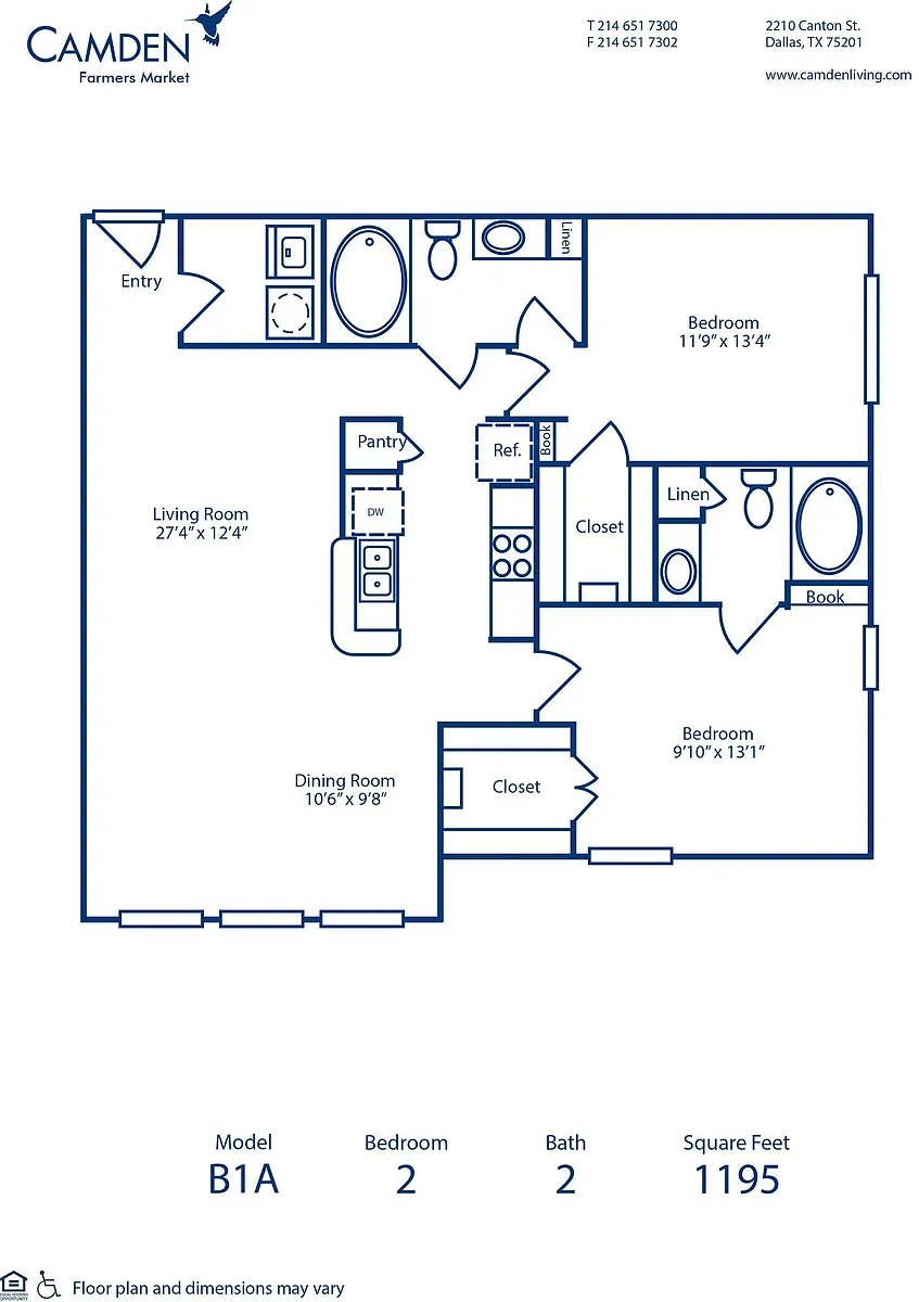 Floor plan B1A