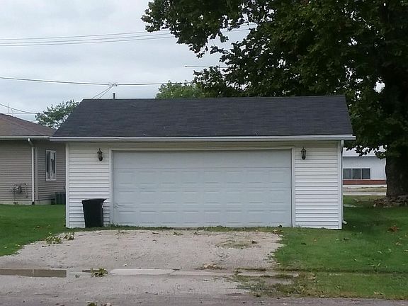 2 car detached insulated garage.