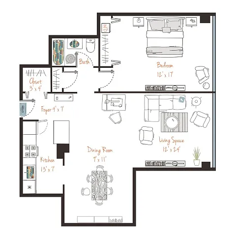 Floor plan A1p