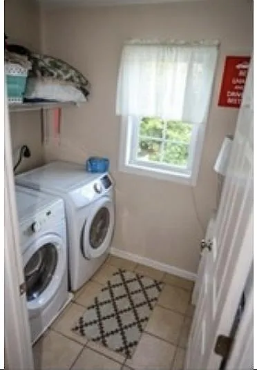 shared laundry room