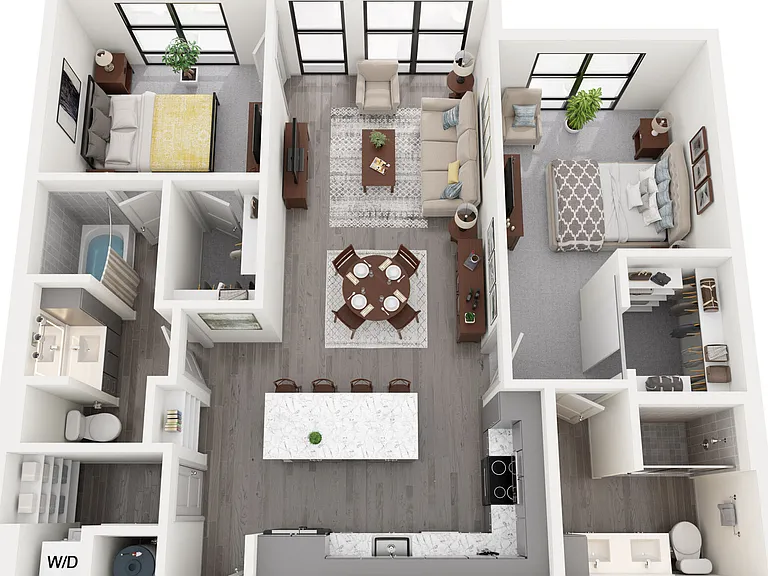 B4 floor plan The Aston at Town Center