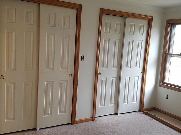 Similar closets in Master bedroom and second bedroom