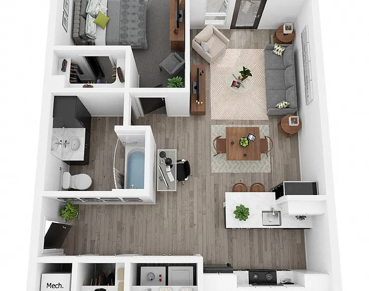 Uptown Square Apartments — Photo 48