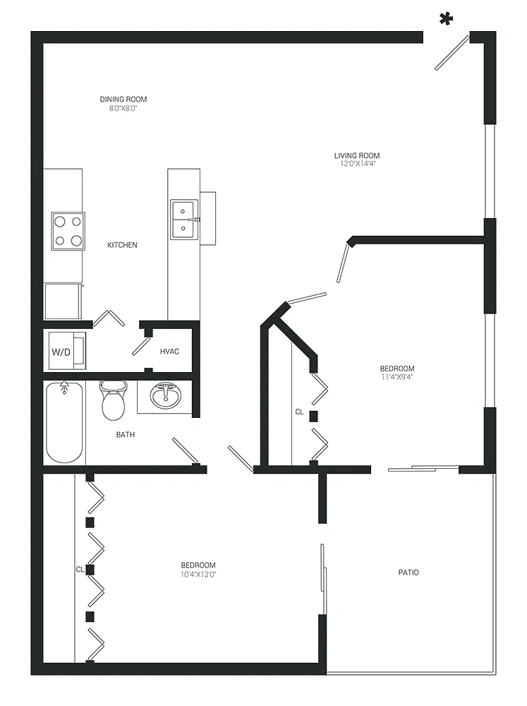 Floor plan The Morgan