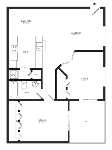 Floor plan The Morgan