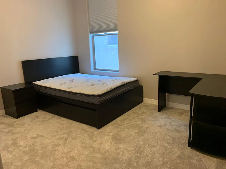 Second floor 1 of 2 bedrooms. Identical in size. All furniture included.