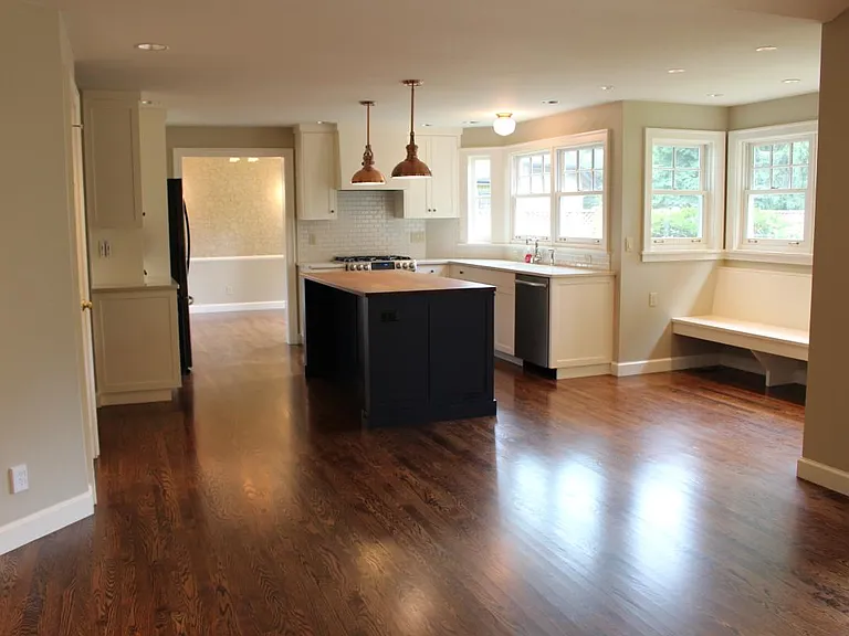 Kitchen area viewed from family room