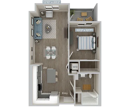 Floor plan A2U-746