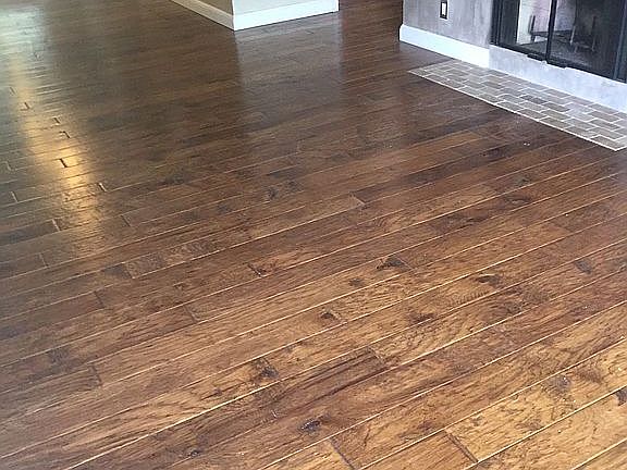 Flooring / Wood Fireplace