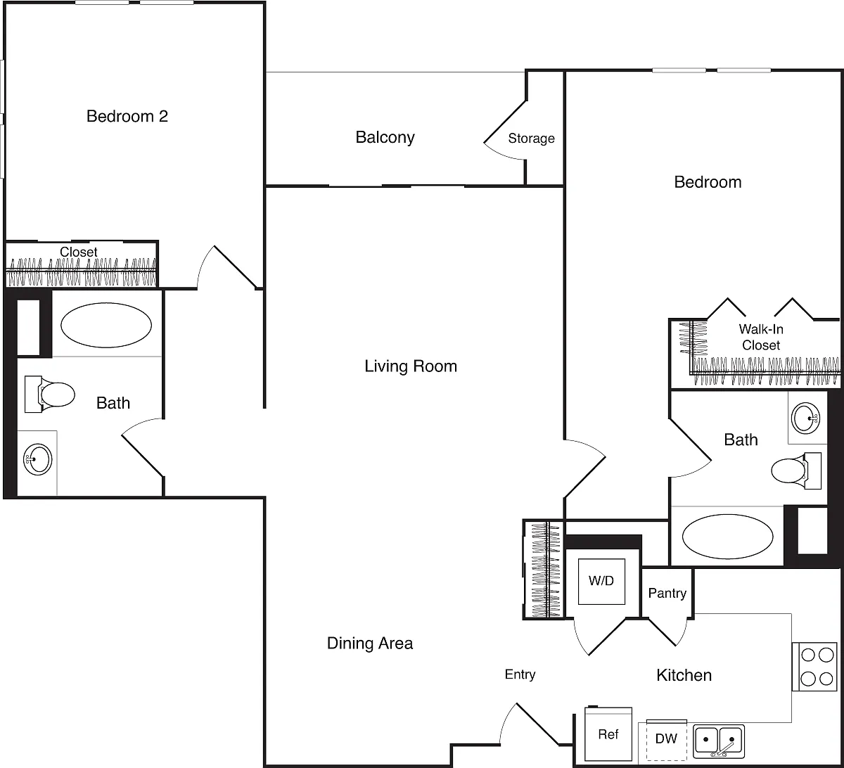 Floor plan Sonoma E