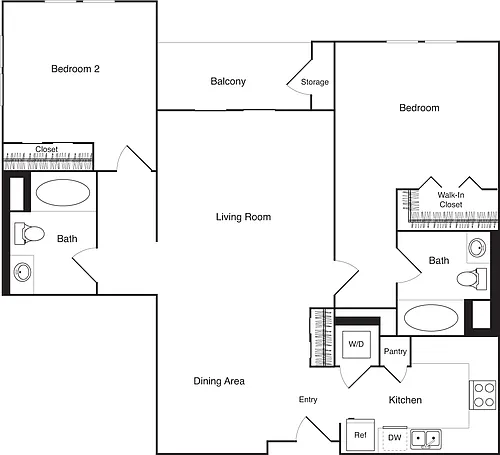 Floor plan Sonoma E