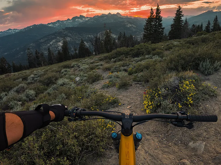Ride from the garage to views like this
