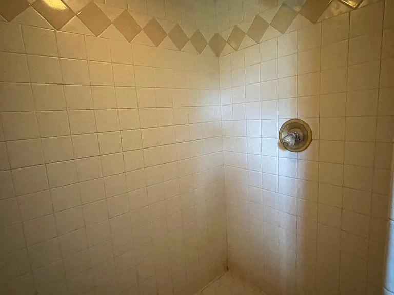 Upstairs walk-in shower.