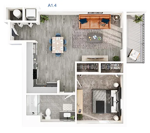 Floor plan A1 4
