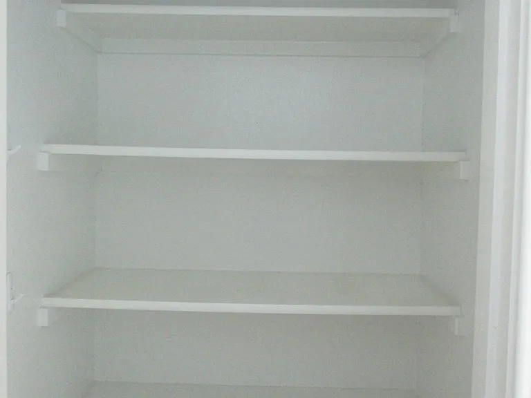 linen closet in master bath