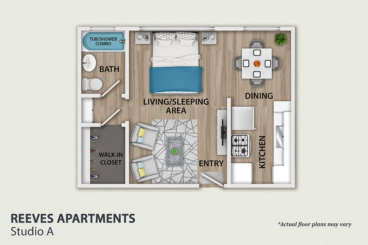 Floor plan Studio