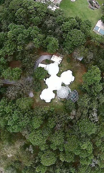 aerial view of  dome complex