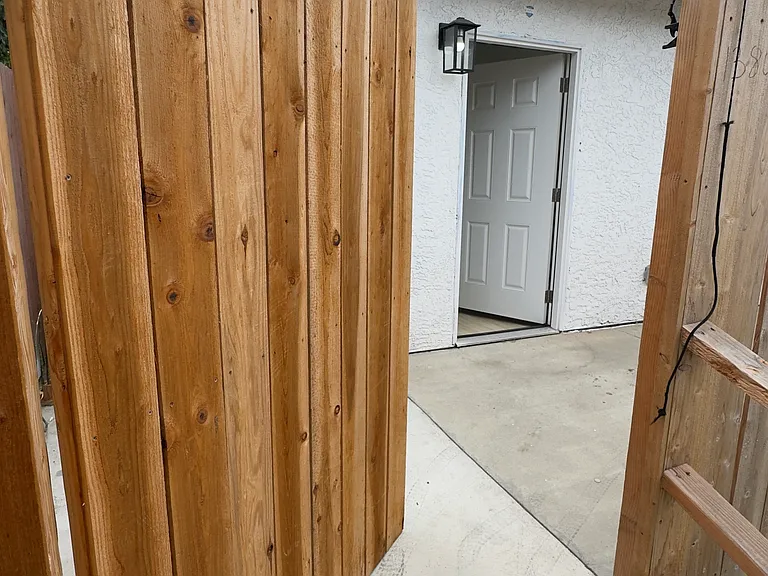 entrance. ADU located at the back of the property
