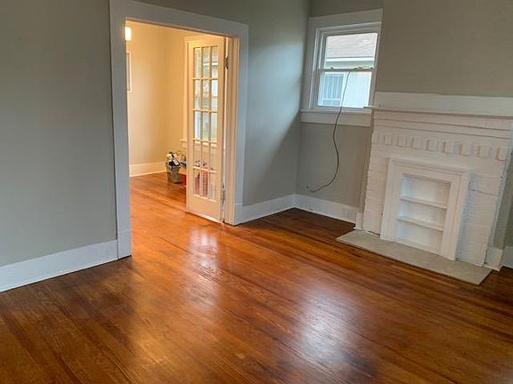 Living room and dining room