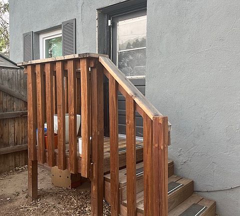 Entrance to unit