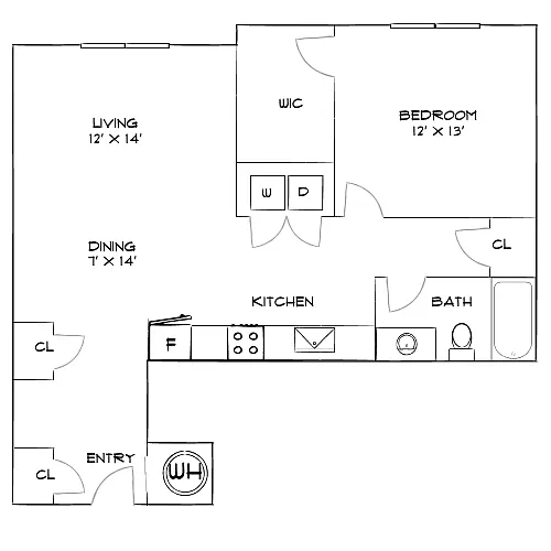 Floor plan Design 1C