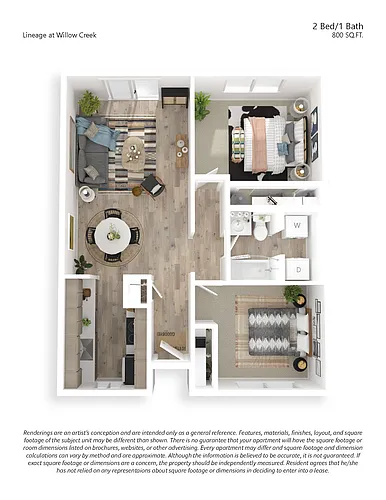Floor plan 2x1 Premium