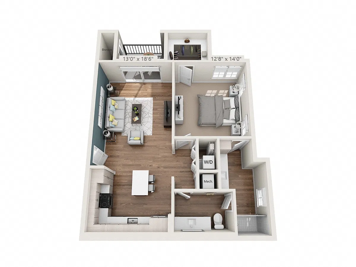 Floor plan Hampton