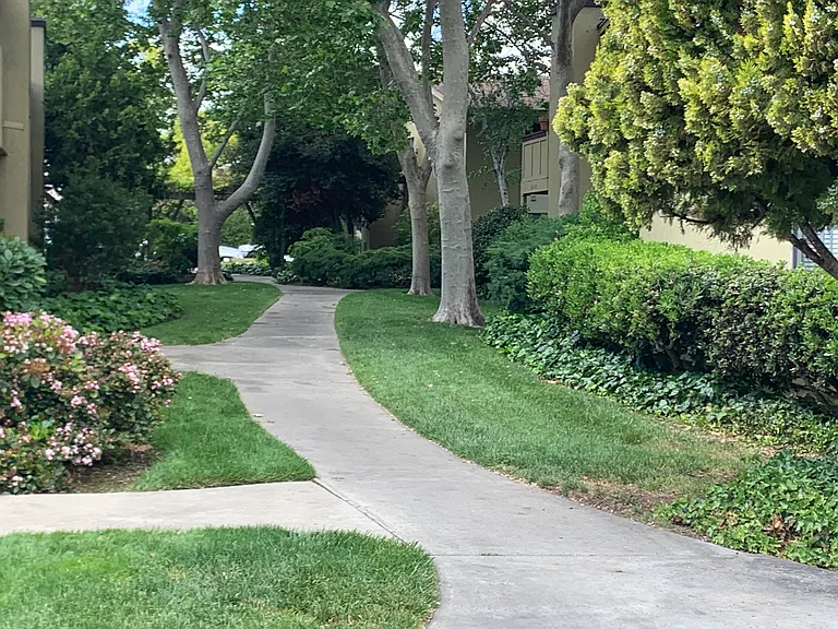 Lush garden grounds to enjoy - No hallways