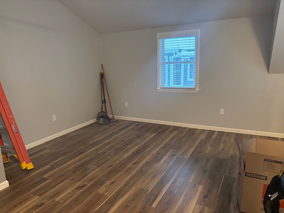Living room area at top of stairs