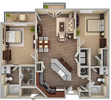 Floor plan B-1-A (PHASE 2)