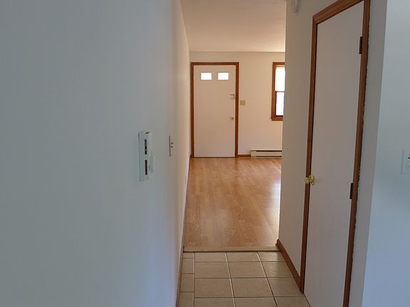 Hallway leading to living room