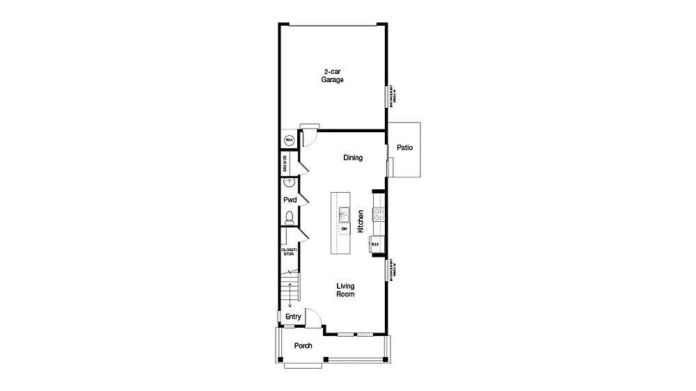 first floor plan - 15194 NW Cosmos St