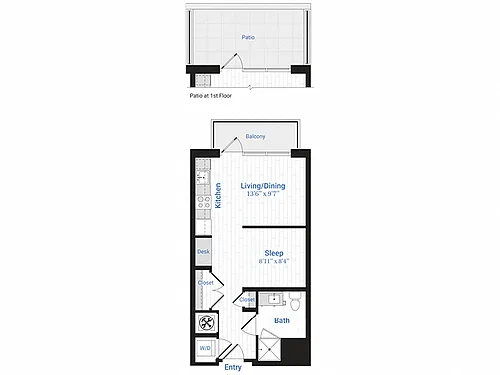 Floor plan S1E