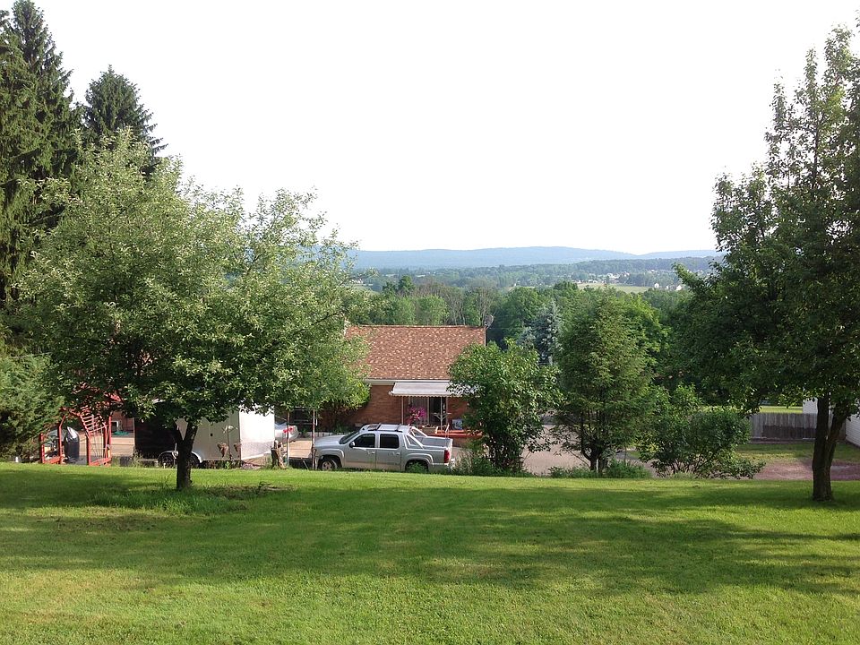 View from upper yard