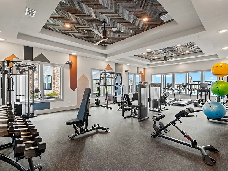 Fitness Center at La Ventana at Canyon West Apartments