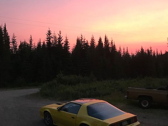 Sunset, from the porch