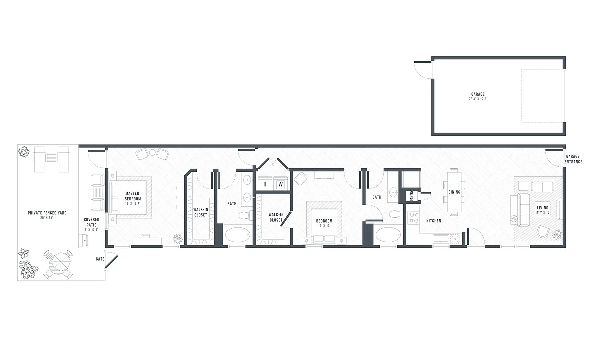 Floor plan B1-Willow